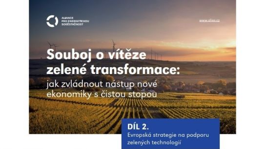 Vydali jsme díl infoseriálu o vítězích zelené transformace a evropské reakci na revoluční americký zákon IRA